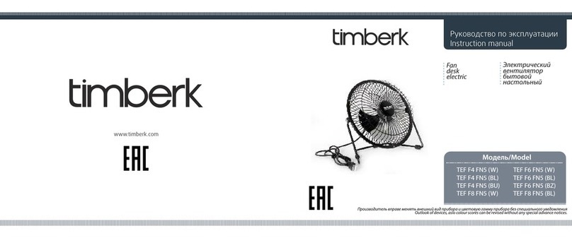 Timberk TEF F4 FN5 W User manual