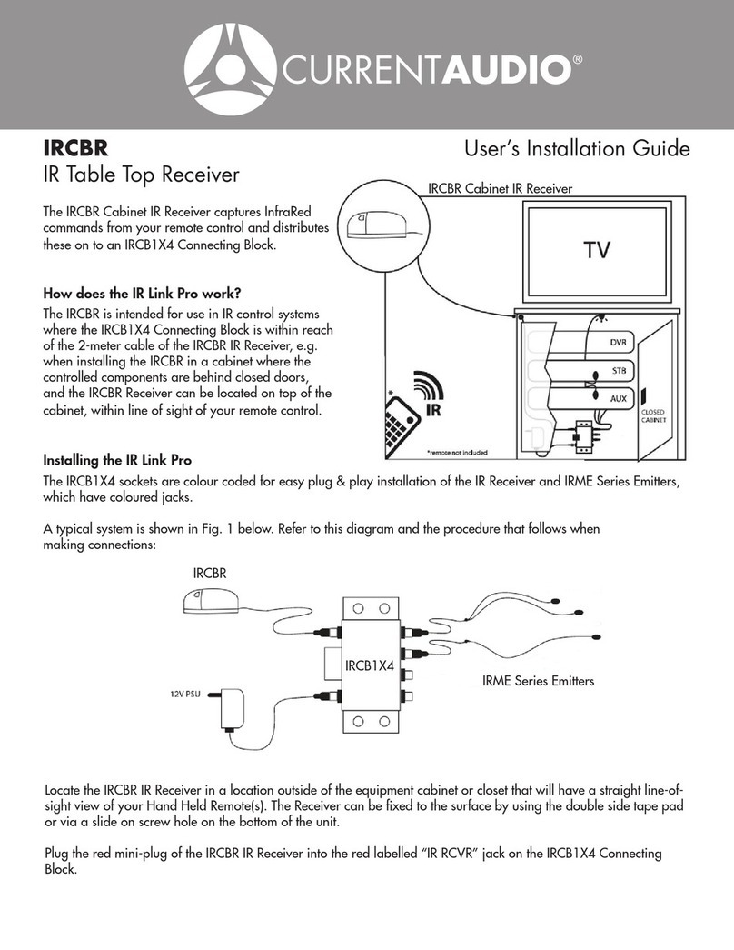 Current Audio IRCBR Troubleshooting guide