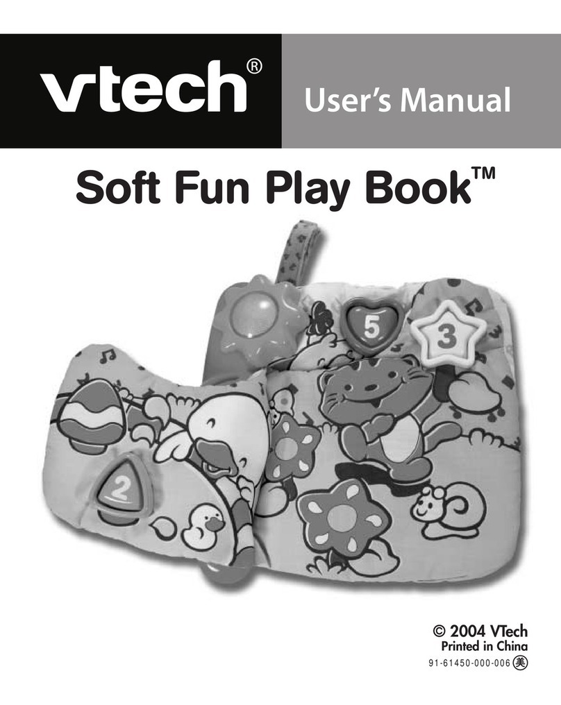 V-tech Soft Fun Play Book User manual