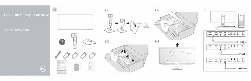 Dell UltraSharp U3818DW User manual Dell UltraSharp U3818DW User manual