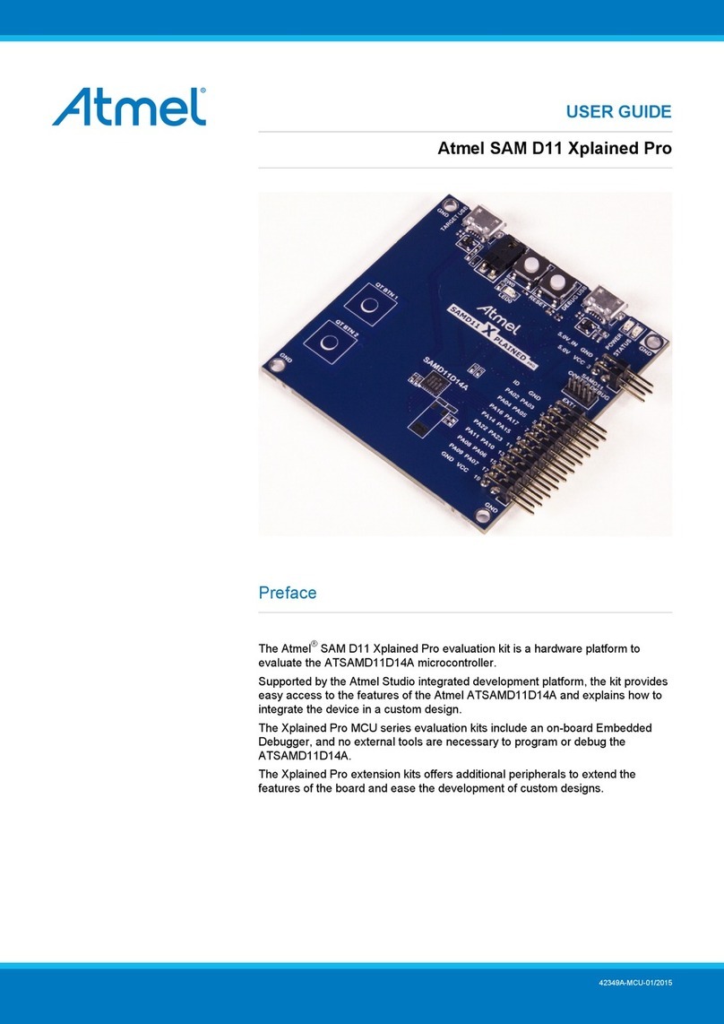 Atmel SAM D11 Xplained Pro User manual