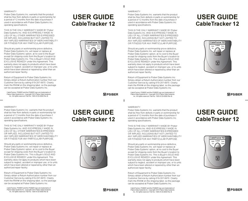 Psiber CableTracker 12 user guide