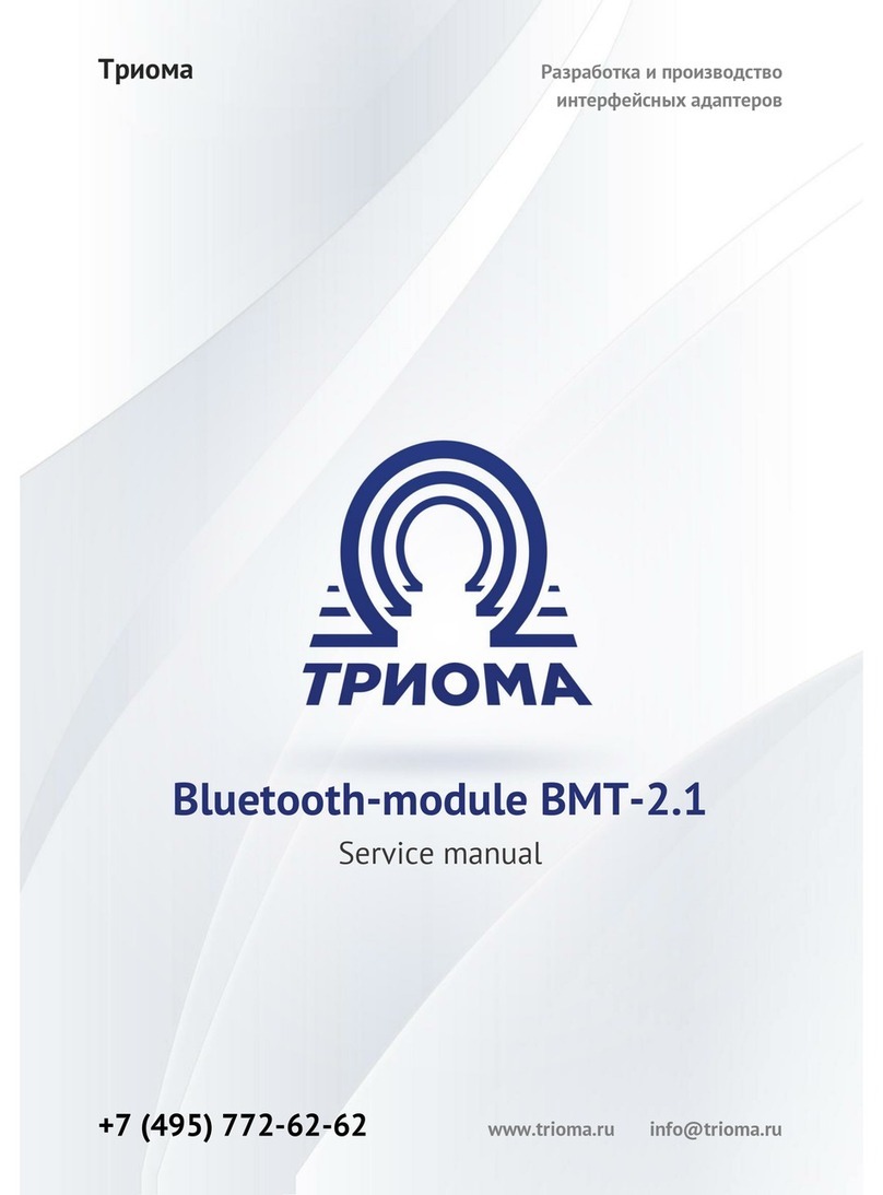 Trioma BMT-2.1 Service manual