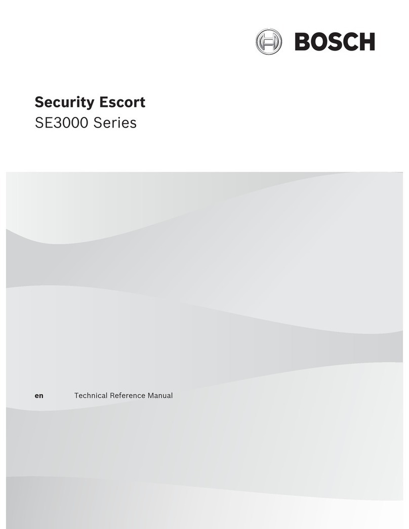 Bosch SE3000 Series Technical reference manual