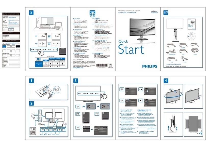Philips Brilliance BDM3270QP User manual