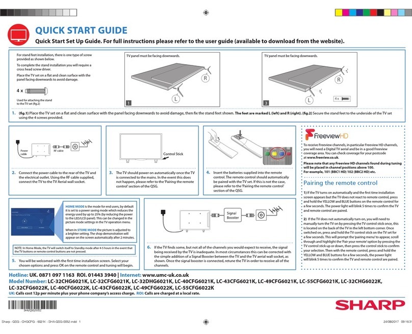 Sharp LC-32CFG6021K User manual