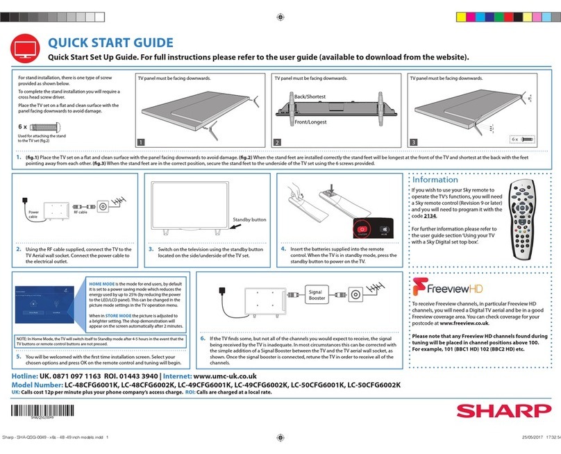 Sharp LC-48CFG6001K User manual