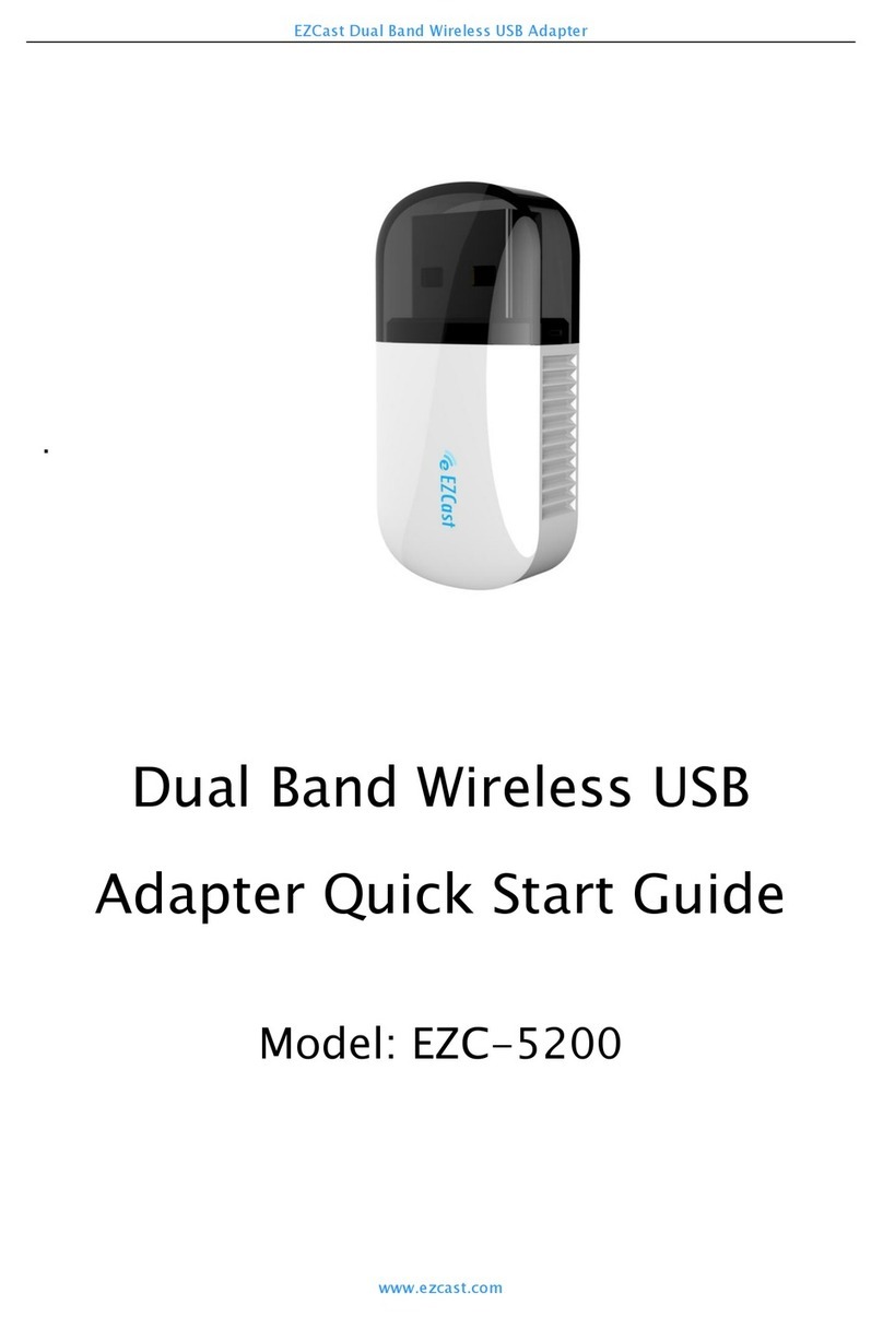 EZCast EZC-5200 Operating and maintenance instructions