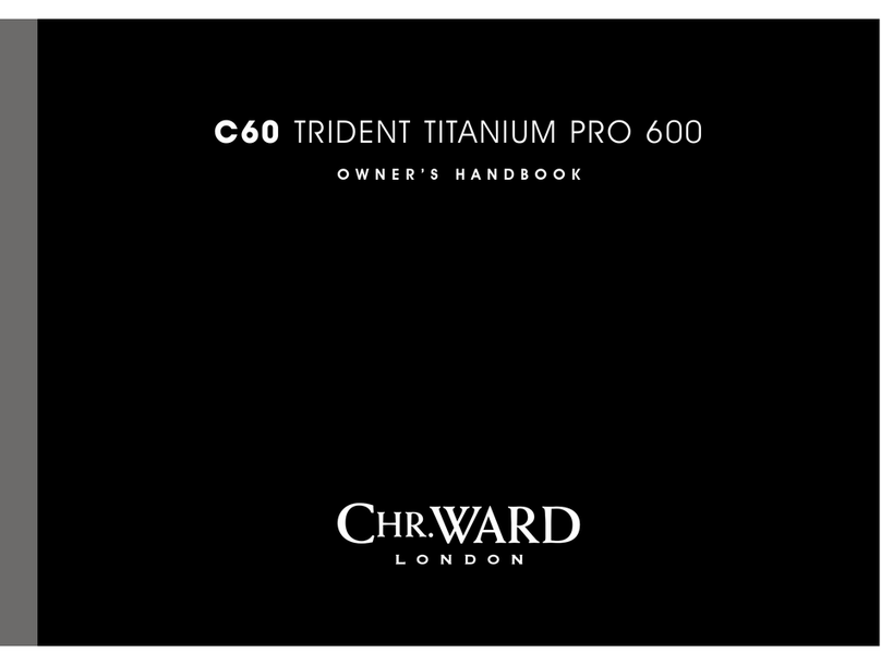 Chr. Ward C60 TRIDENT TITANIUM PRO 600 User guide Chr. Ward C60 TRIDENT TITANIUM PRO 600 User guide