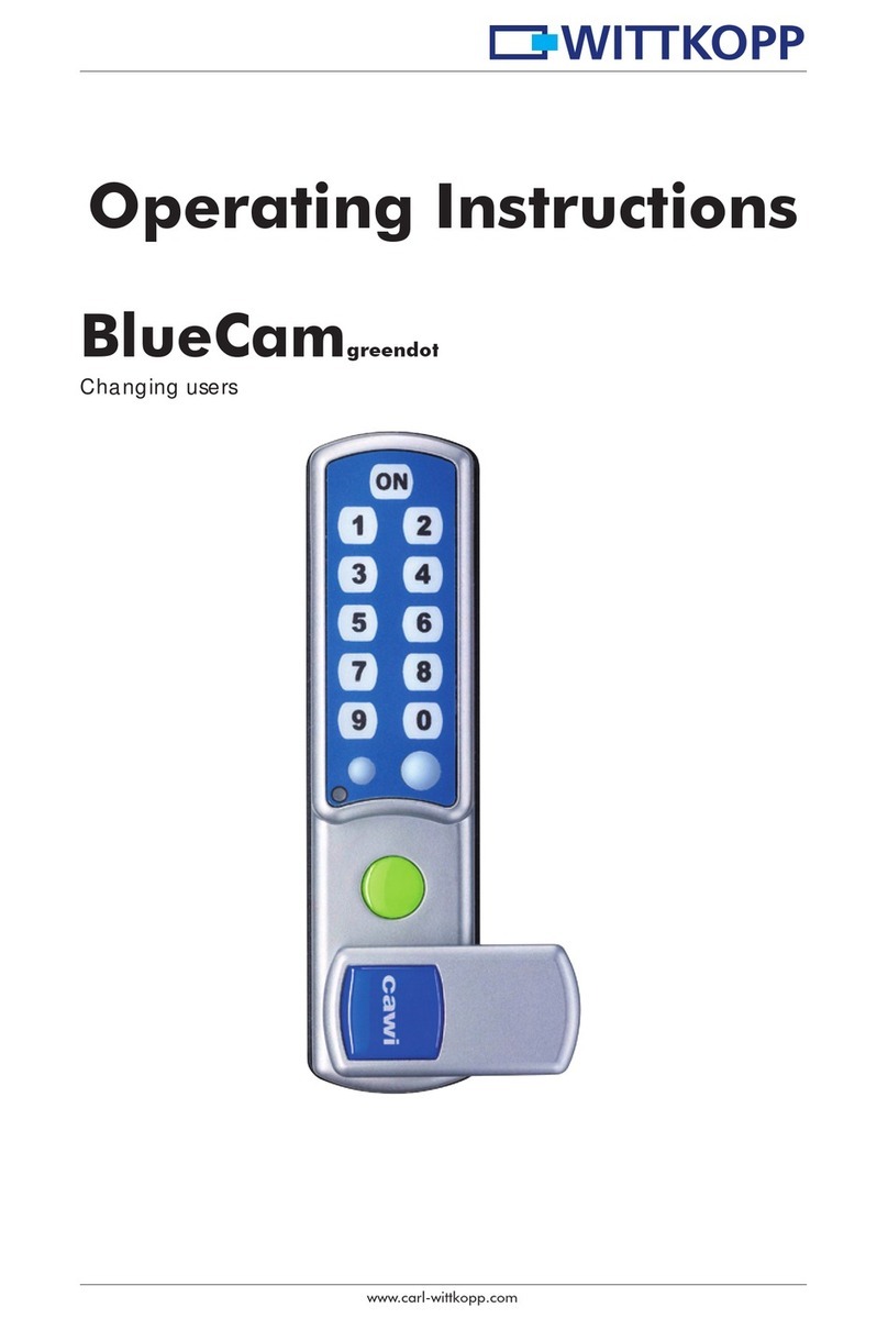 Wittkopp BlueCam greendot User manual
