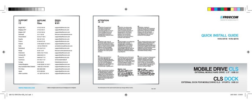 Freecom CLS DOCK User manual