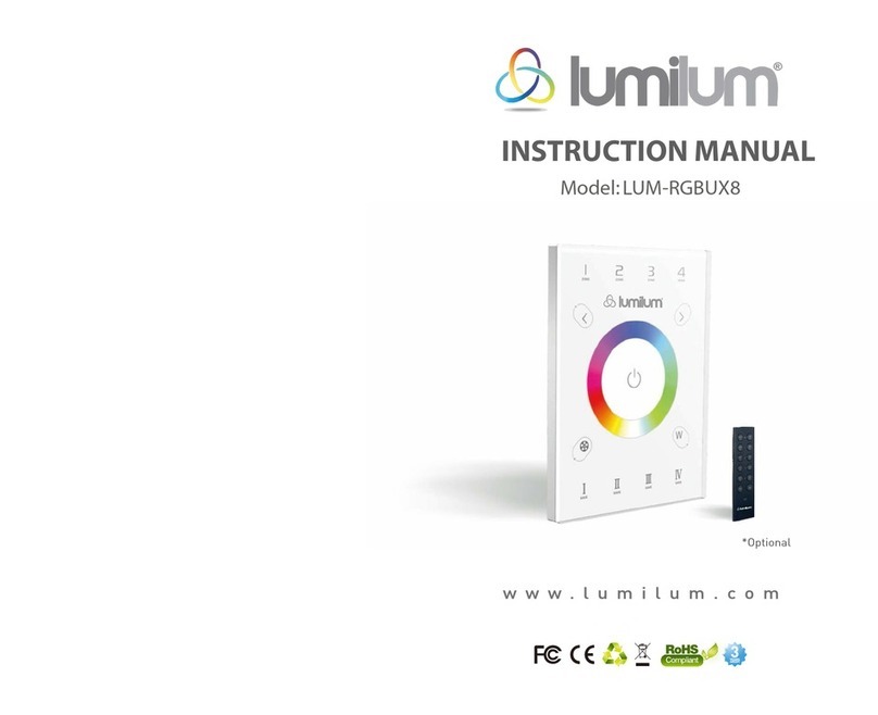 Lumilum LUM-RGBUX8 instruction manual