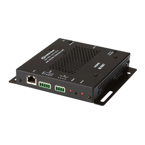 Crestron DM-RMC-4KZ-100-C Dimensional drawing