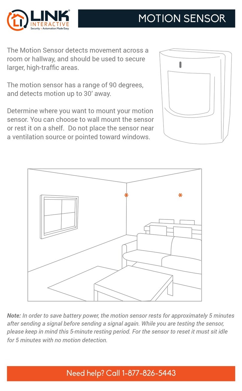 Link Interactive Motion Sensor manual