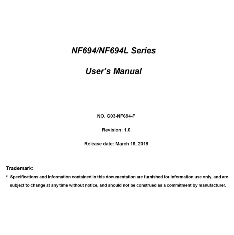 JETWAY NF694L Series user manual