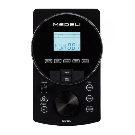 Medeli DD630 Setup manual