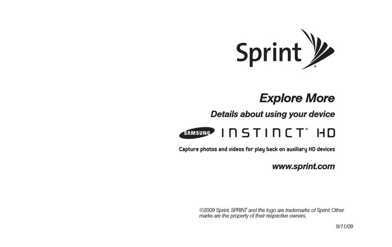Samsung Instinct HD SPH-M850 User manual