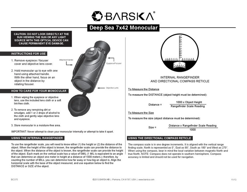 Barska Deep Sea 7x42 User manual
