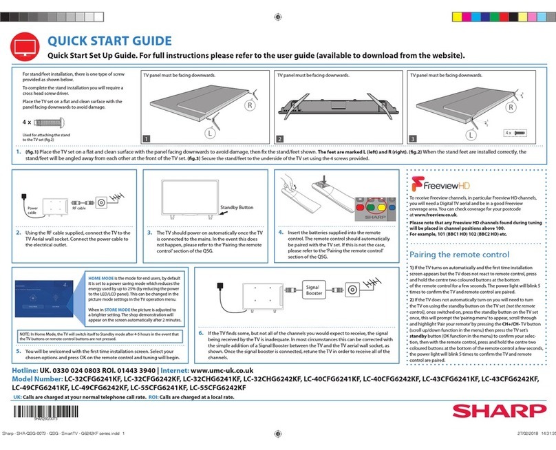 Sharp LC-32CFG6241KF User manual
