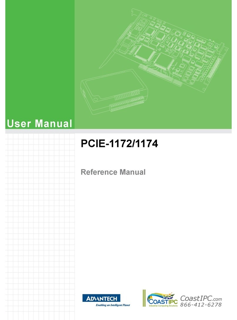 Advantech PCIE-1174 User manual