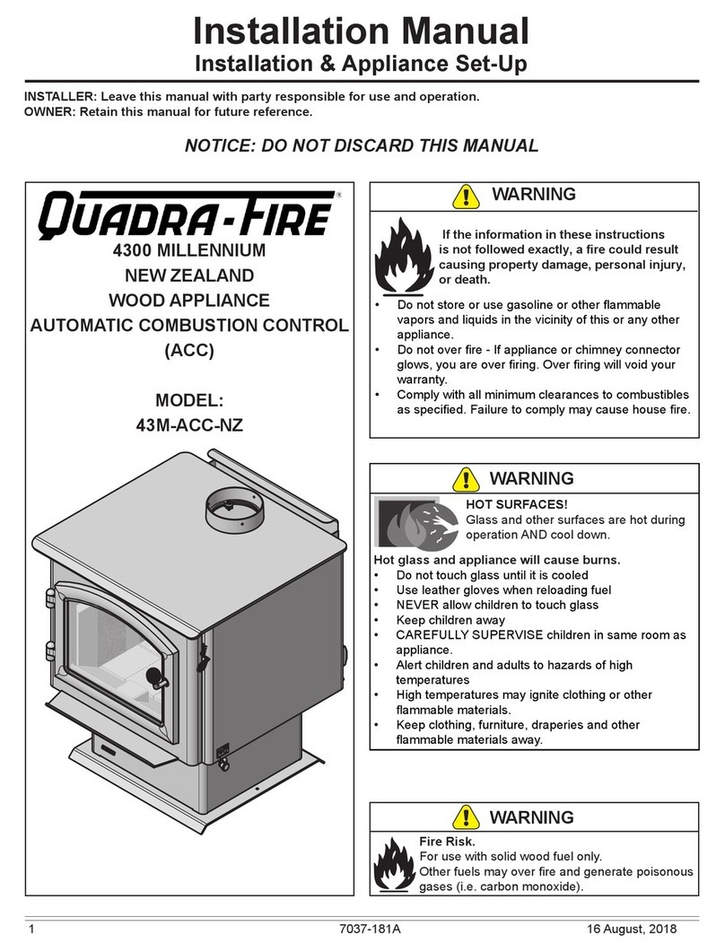 Quadra-Fire 43M-ACC-NZ User manual