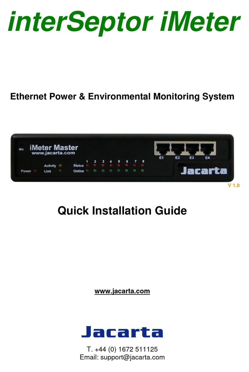jacarta interSeptor iMeter Quick installation guide