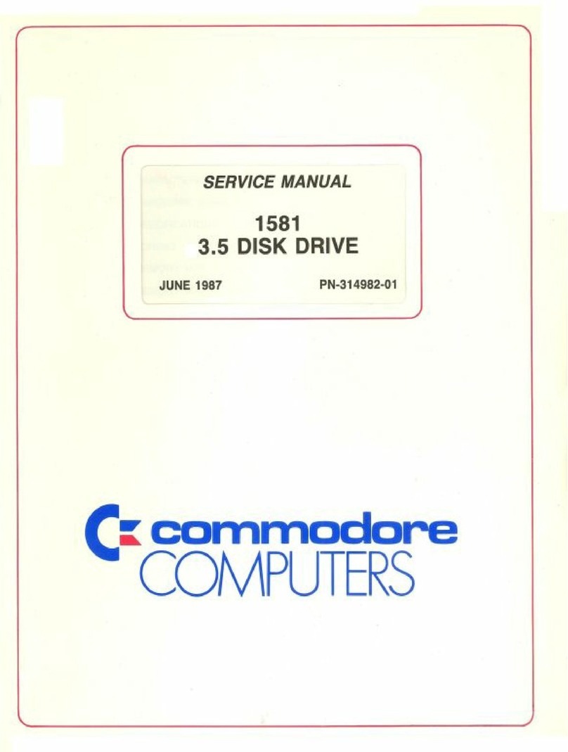 Commodore Computers 1581 Service manual