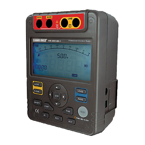 Kusam-meco KM 2805 MK-1 instruction manual