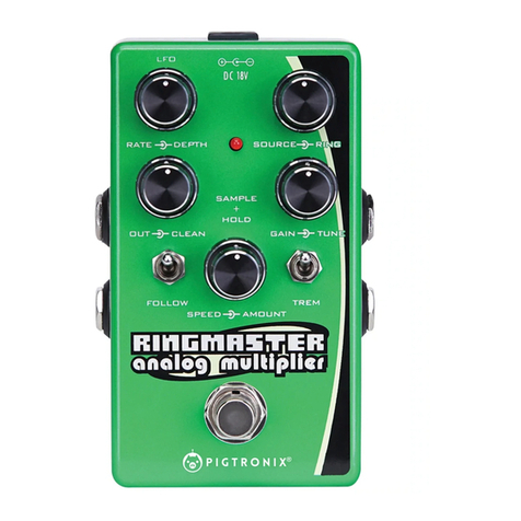 pigtronix RINGMASTER User manual