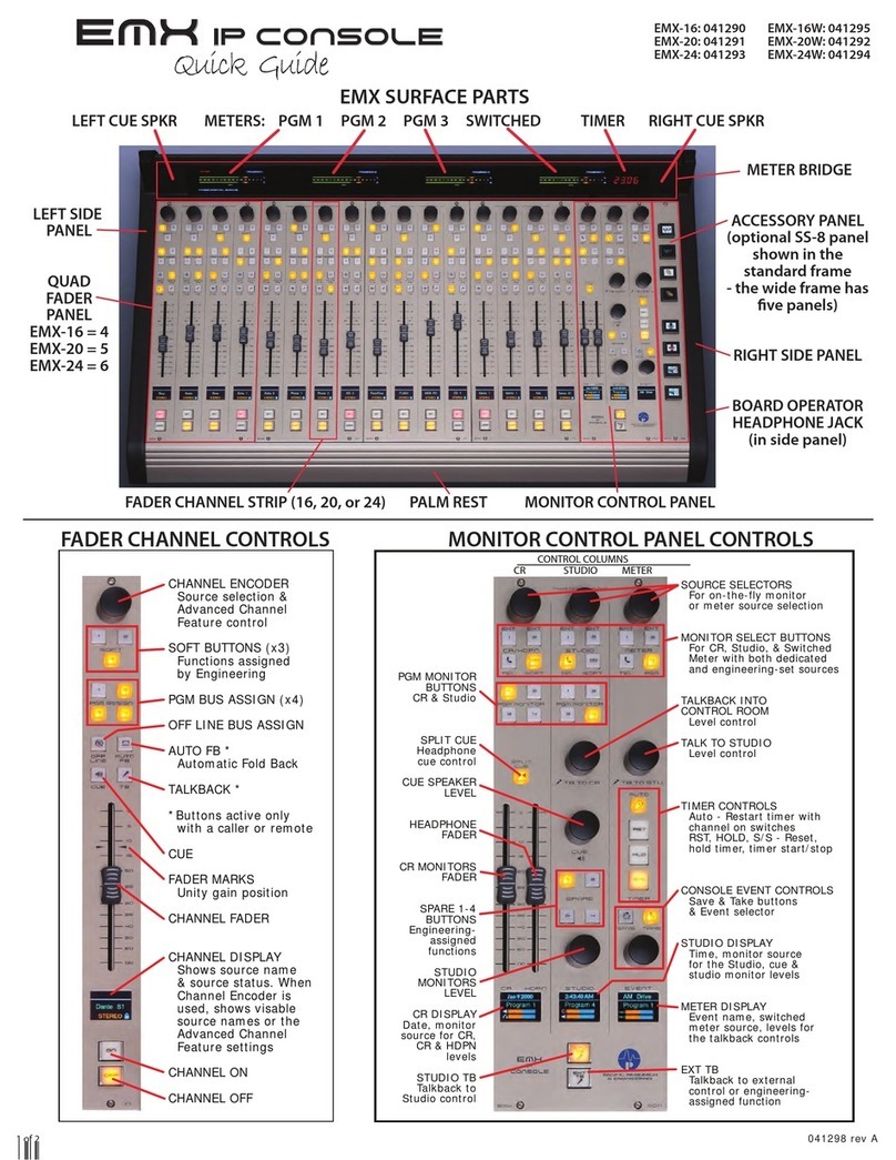 Wheatstone EMX-16 quick guide
