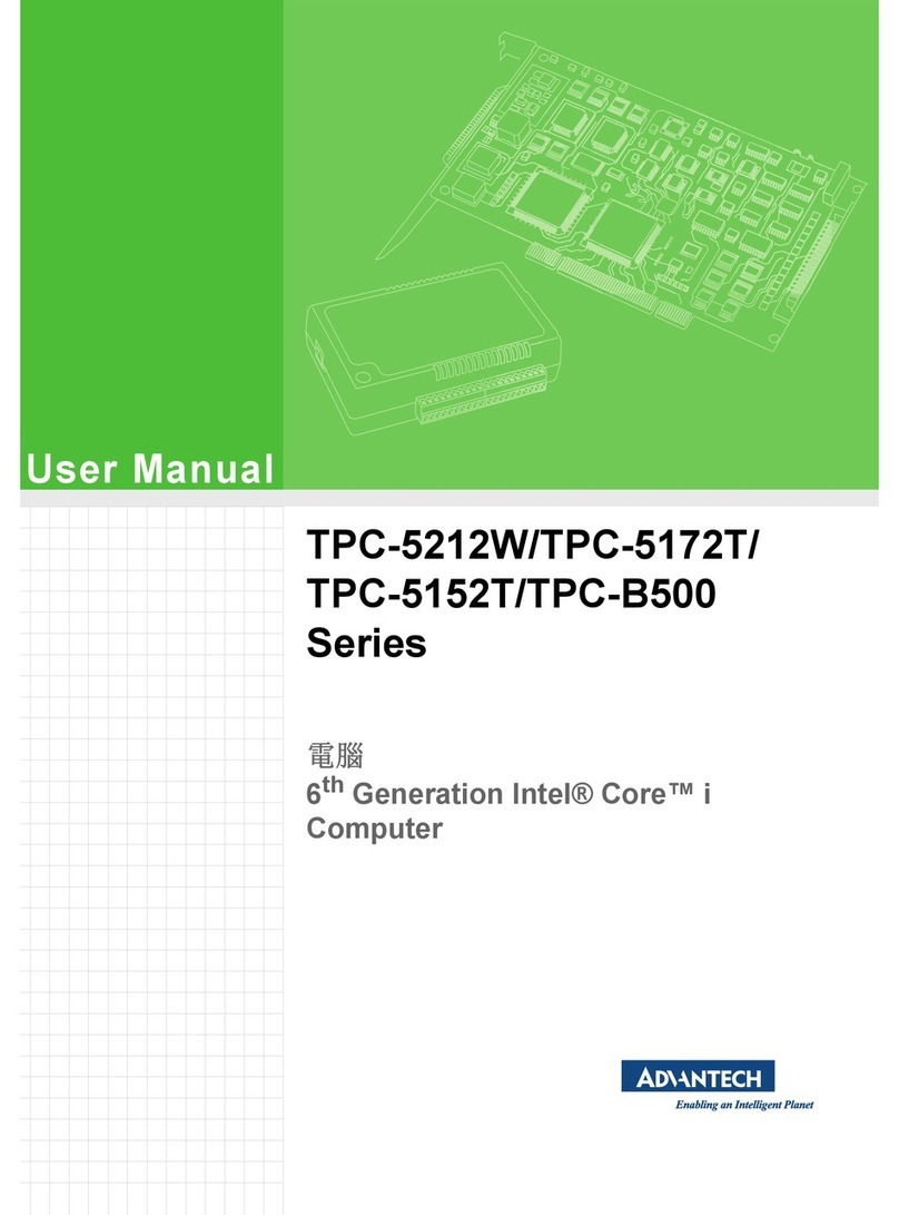 Advantech TPC-5212W-633AE user manual