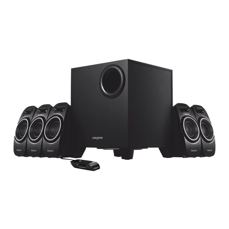 Creative A550 quick start guide