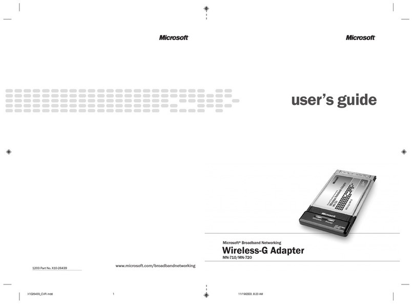 Microsoft MN-720 User manual