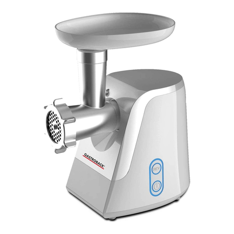 Gastroback Design Mincer Plus User manual