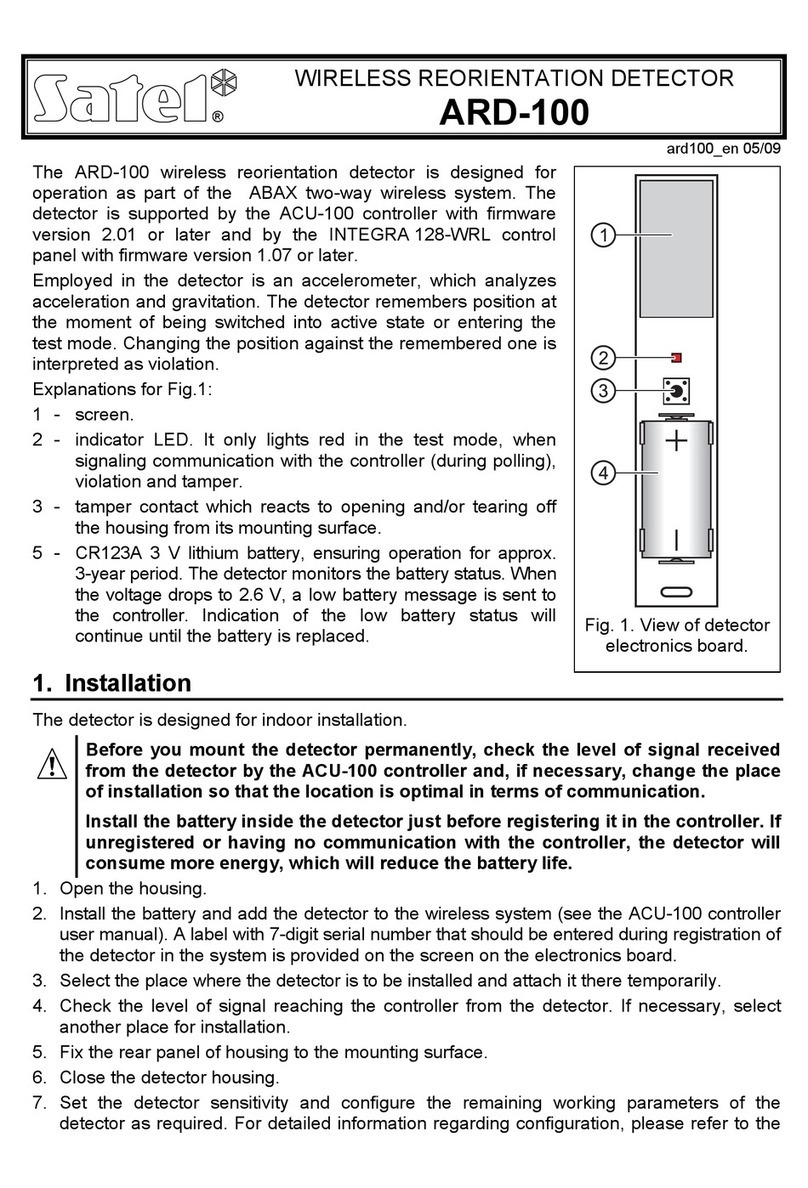 Satel ARD-100 User manual