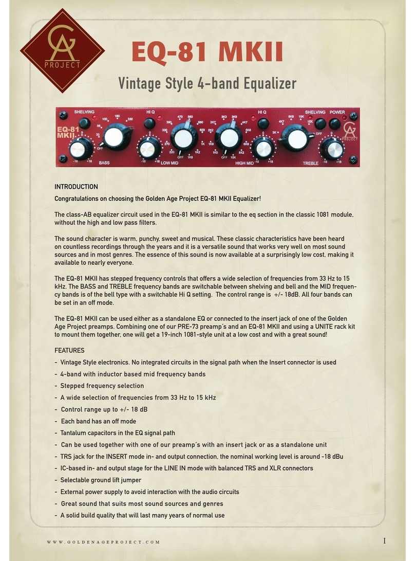 Golden Age Project EQ-81 MKII manual