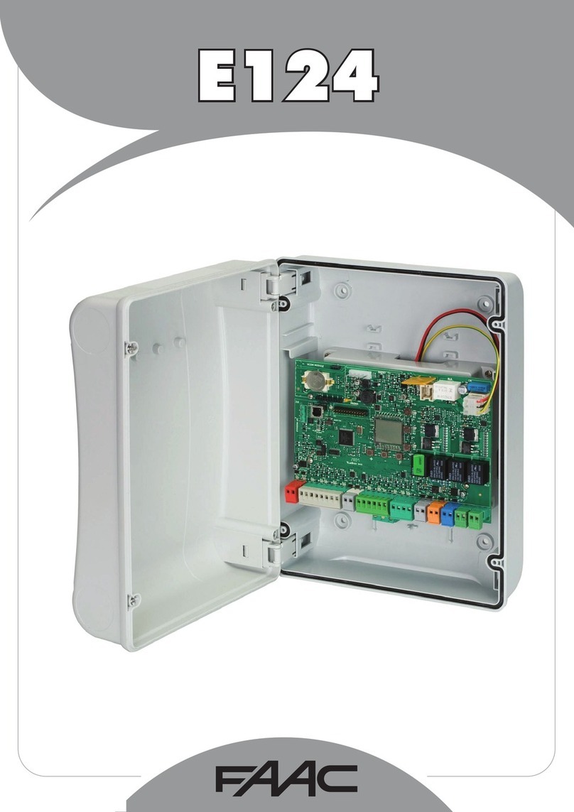 FAAC E124 Instruction Manual