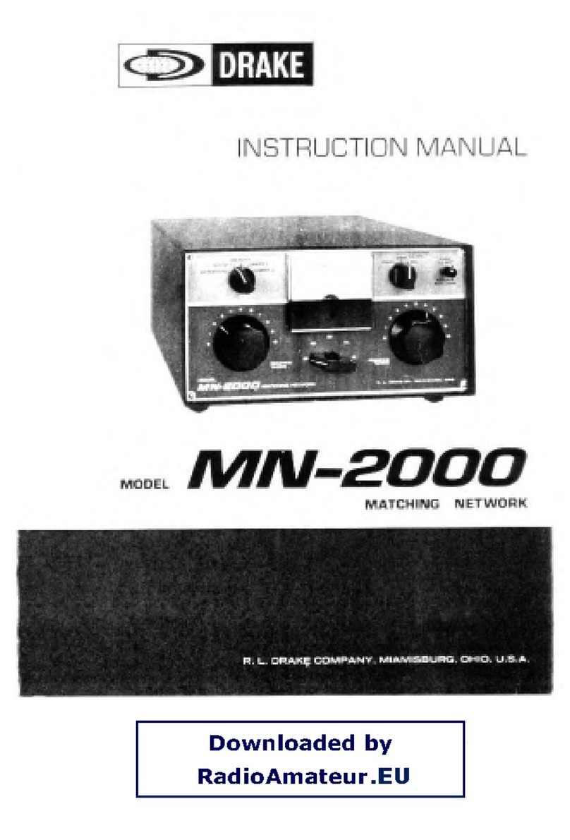 DRAKE MN-2000 instruction manual