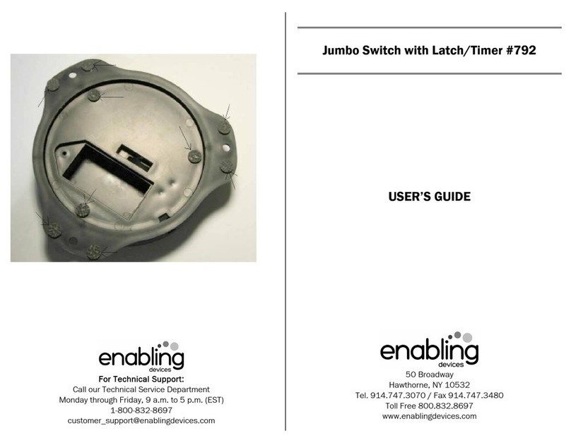 Enabling Devices 792 User manual Enabling Devices 792 User manual
