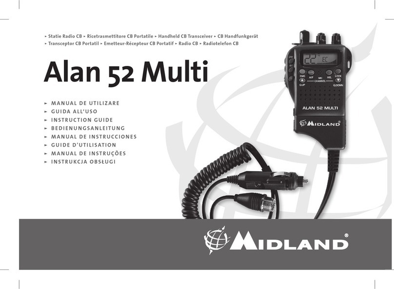Midland Alan 52 Multi Instruction guide
