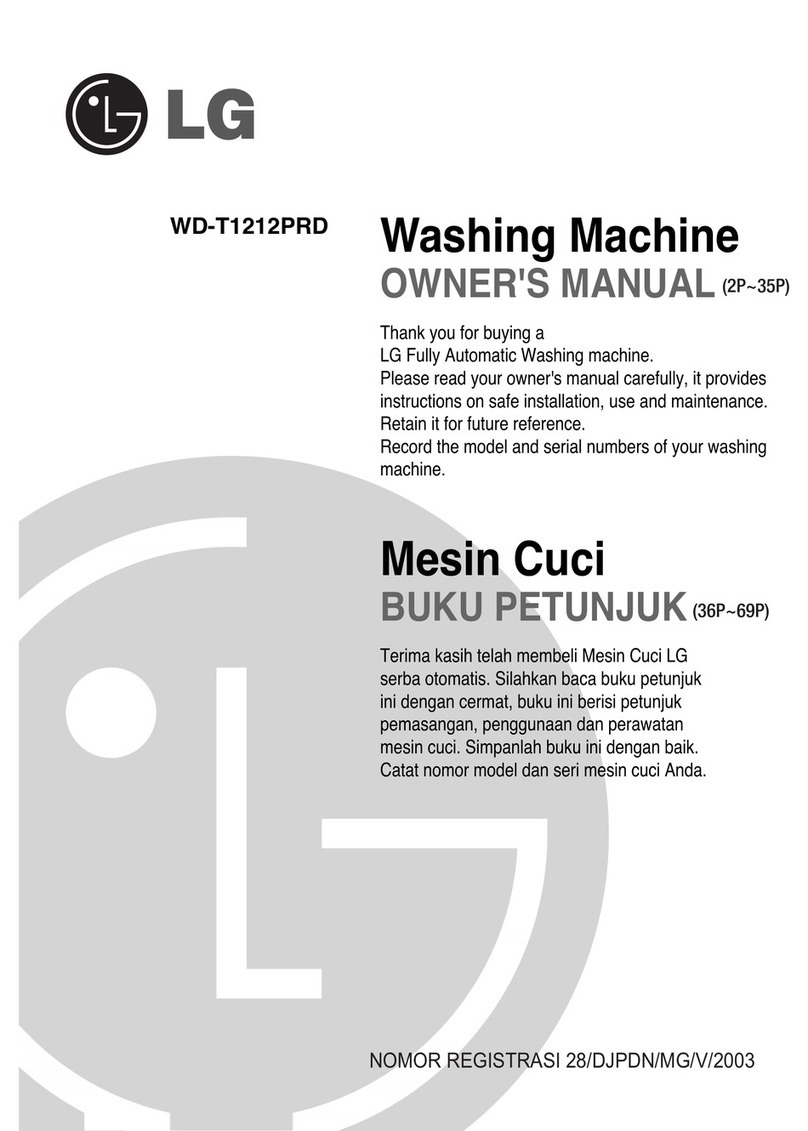 LG WD-T1212PRD User manual