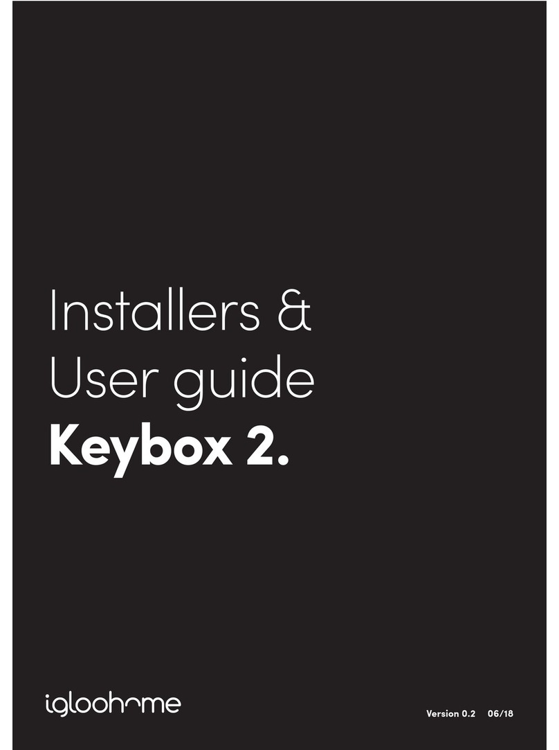 Igloohome Smart Keybox 2 Installer/user guide Igloohome Smart Keybox 2 Installer/user guide