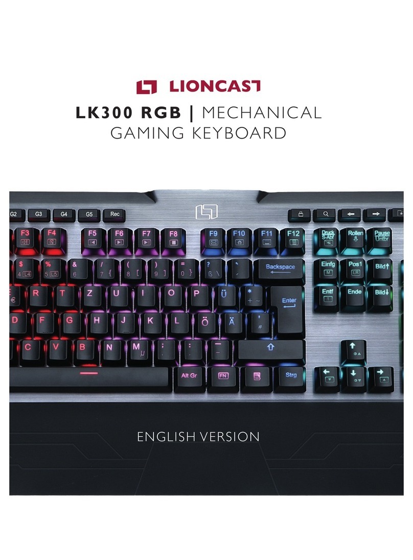 Lioncast LK300 RGB User manual