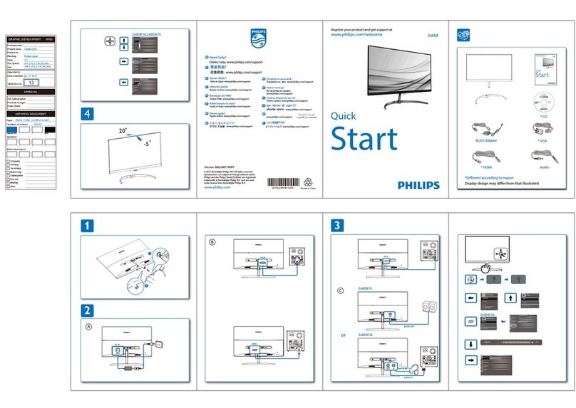 Philips 246E8FJA User manual