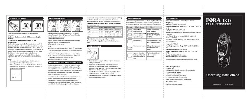 FOR-A IR18 User manual