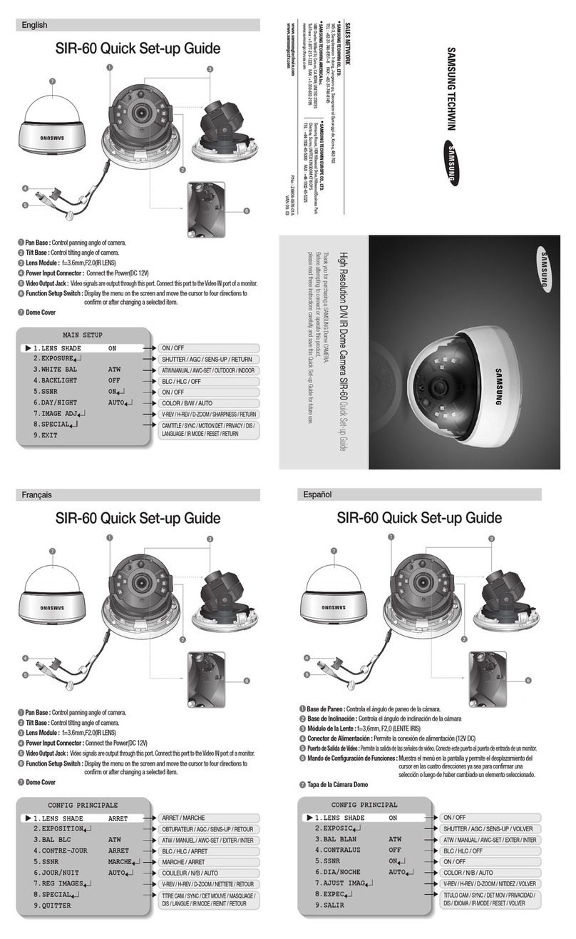 Samsung SIR-60 Quick setup guide