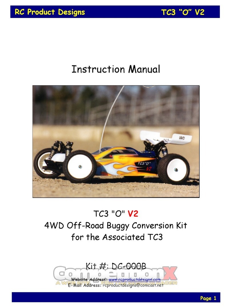 RC Product Designs TC3-O V2 instruction manual