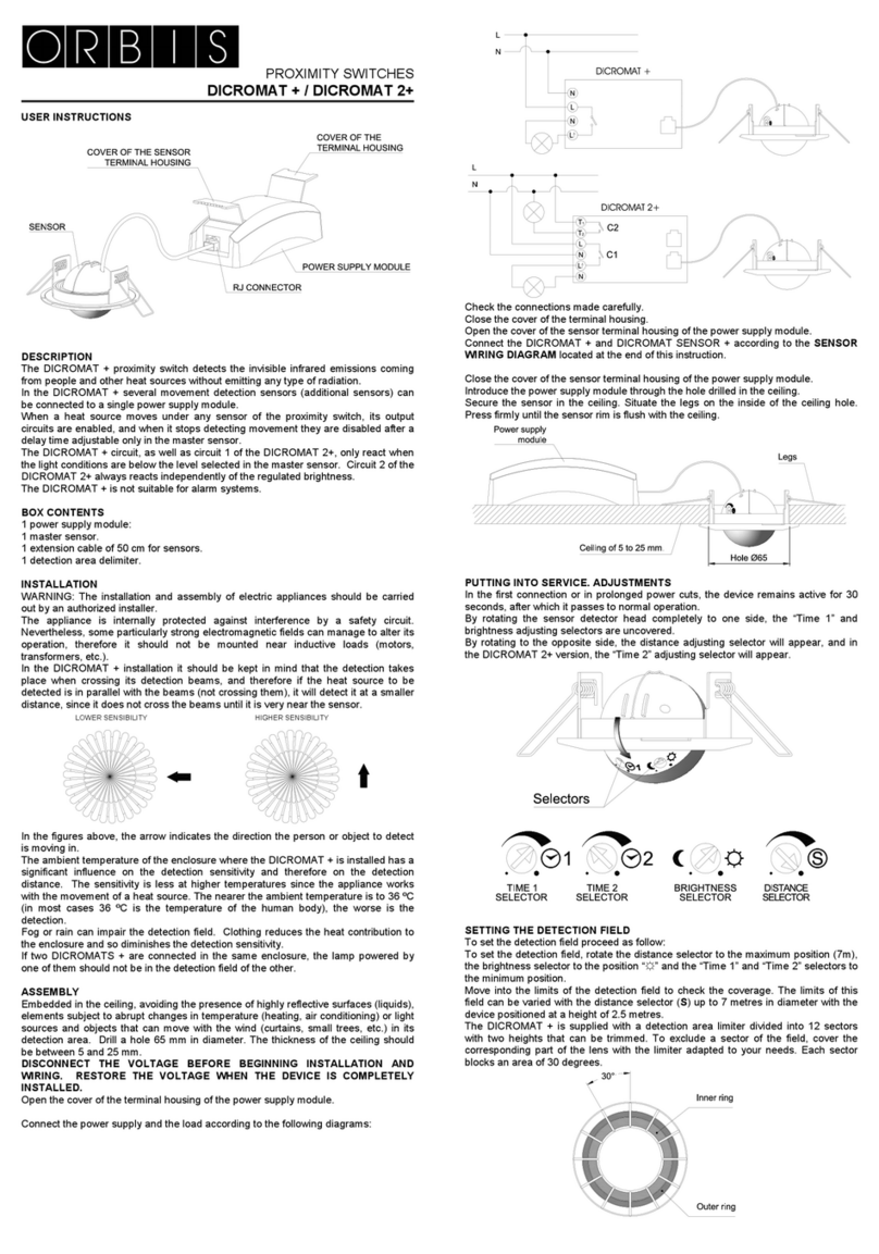 Orbis DICROMAT+ User instructions