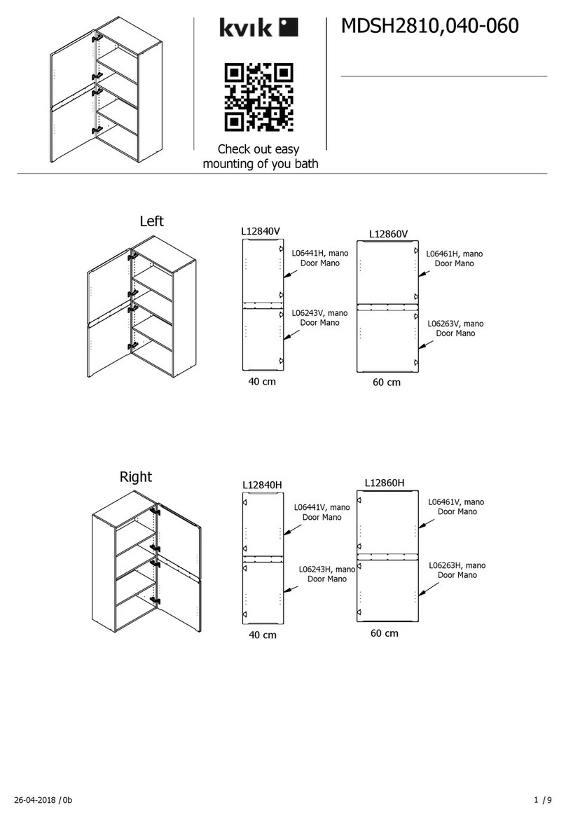 Kvik MDSH2810-040-060 Assembly manual Kvik MDSH2810-040-060 Assembly manual