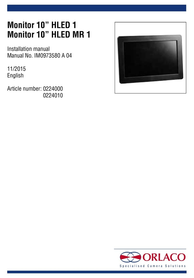 Orlaco HLED 1 User manual Orlaco HLED 1 User manual